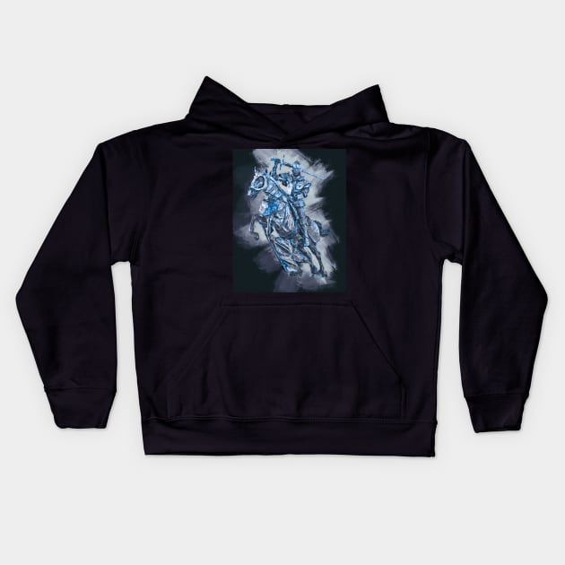 Medieval Knight Kids Hoodie by ErianAndre